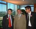 Il presidente Errani e l'assessore Borghi incontrano il presidente del Brasile Ignacio Lula da Silva a San Paolo nel luglio 2003