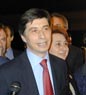Vasco Errani il giorno della sua elezione a presidente della Regione Emilia-Romagna nell'aprile del 2000